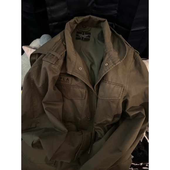 Liverpool LA Army Green Chore Coat NWT - Picture 4 of 6